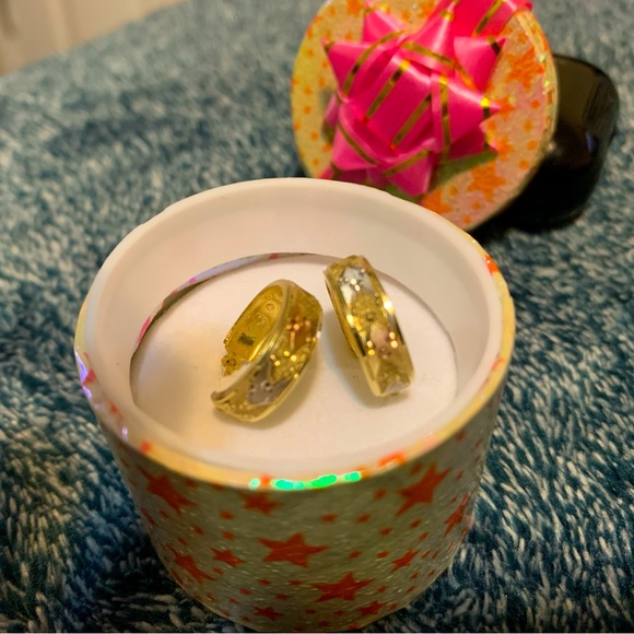 Gold earrings 14k - Picture 6 of 10